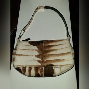 Fendi cow hide purse